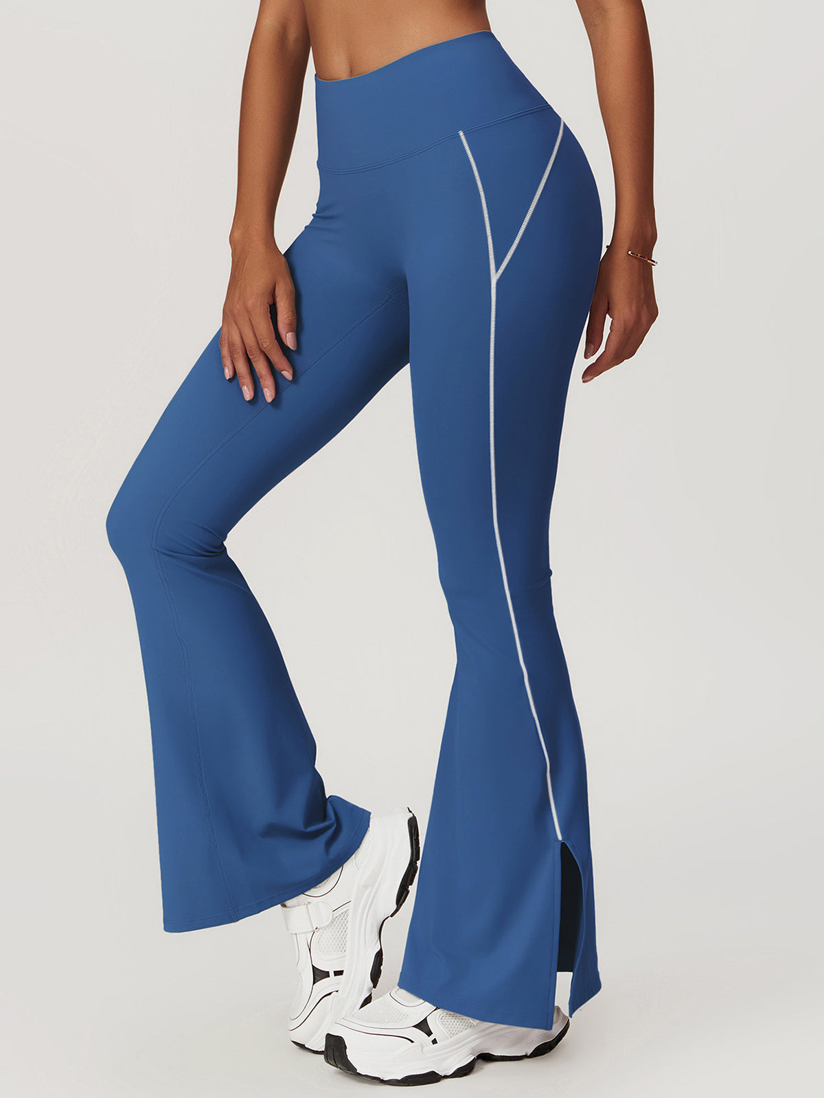 High Waist Hip-Lifting Flare Leggings