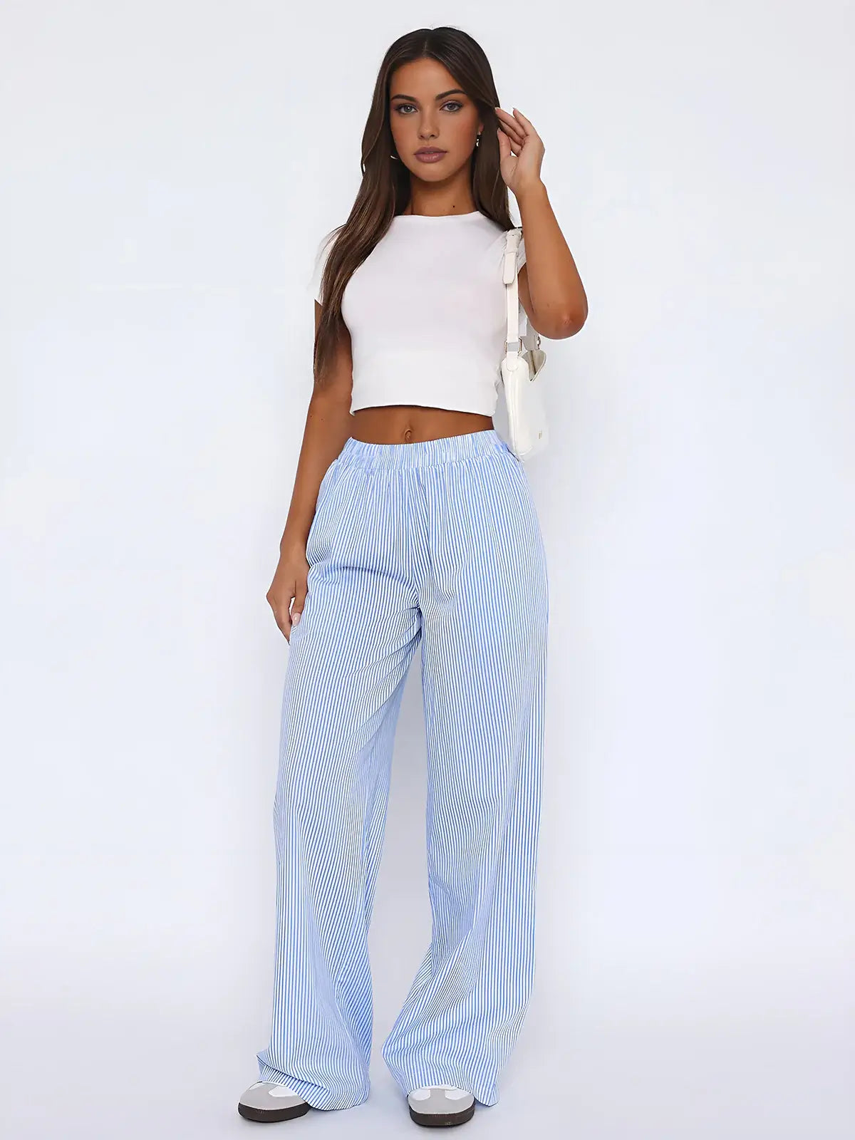 Zenna Elegant Straight-Leg Pants